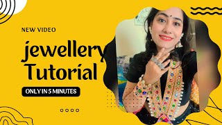 Navratri Handmade Jewellery at Home | Creative DIY | Navratri Ornaments | jewellery making set