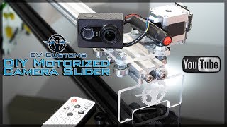 $35 DIY Motorized Camera Slider With IR Remote control for DSLR or Action cameras