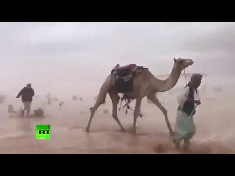 Stormy Saudi desert as you’ve never seen it before