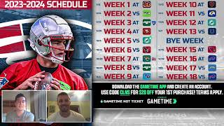 Patriots Schedule Release! | Patriots First and Goal