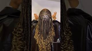 3 Steps Small Knotless Braids With Curls