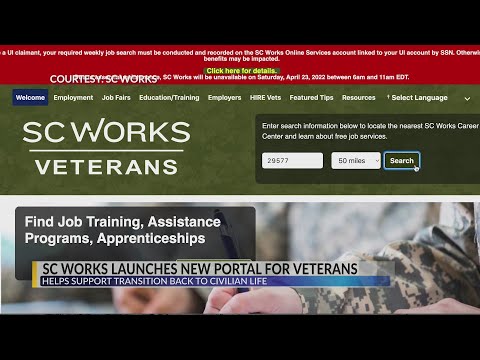 SC VETERANS NOW HAVE A JOB PORTAL STRICTLY DEDICATED TO THEM