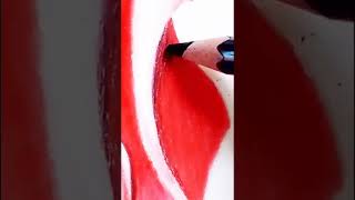 How to draw a rose | Drawing of a realistic rose | Pencil colour