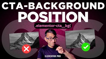 Position the CTA Background Image - Elementor Pro