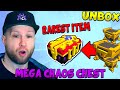 I got a mega chaos chest rarest item in trove  unboxing 1k leaderboard reward box