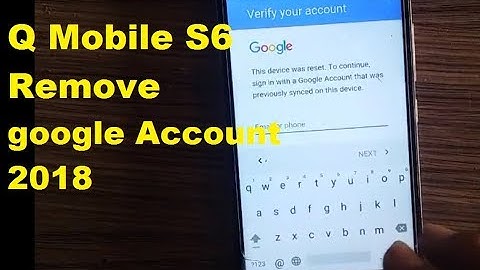 Qmobile S6 Google Account Bypass - FRP Unlock 2018