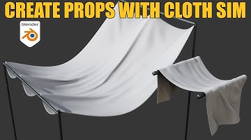 How to Create Assets with cloth simulation in Blender