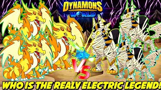 Who is the real electric legend?🤔 in dynamons world best electric dynamon?⚡| #dynamonsworld