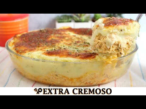 ESCONDIDINHO DE FRANGO CREMOSO - RECEITAS QUE AMO