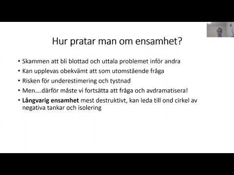 Betydelsen av social gemenskap för hälsan - vad kan vi göra mot ofrivillig ensamhet?