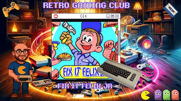 Fix-It Felix Jr. | C64 | Review & Gameplay | Retro Arcade Action on the Commodore 64!