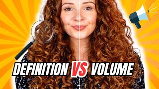 DEFINED CURLS VS VOLUMINOUS CURLS: How to get volume & curl definition in wavy curly hair