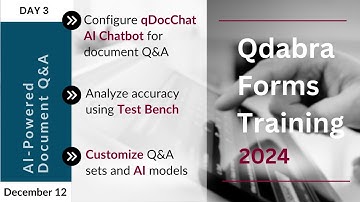 Qdabra Forms Training 2024: Day 3