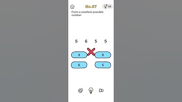 Brain out level no.87 From a smallest possible number