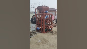 QT4 24 semi automatic vibrated concrete block molding machine for sale in ghana, kenya 2023年