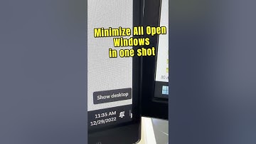 Minimize All Windows Instantly – 1 Simple Shortcut!