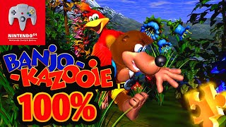 Banjo-Kazooie Switch Online N64 - 100% Longplay Full Game Walkthrough No Commentary Gameplay Guide