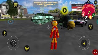 Iron Stickman Rope Hero Vegas City Simulator #1 Android Gameplay screenshot 5