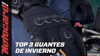 TOP 3 mejores GUANTES MOTO para INVIERNO - YouTube