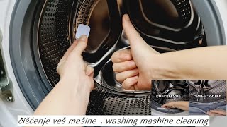 HOW TO CLEAN A WASHING MACHINE WITH 2 INGREDIENTS without limescale and unpleasant odor