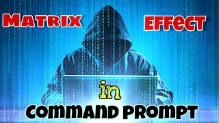 How to make matrix in command promt using notepad 📝  | windows 10