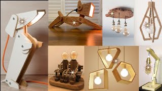 Ideas de Lamparas en Madera que están extraordinarias!Ideas que puedes hacer y vender¡