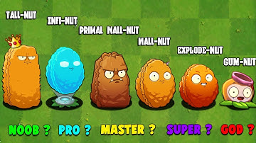 Tournament All Best NUT & DEF Plants - Who Will Win? - PvZ 2 Plant vs Plant