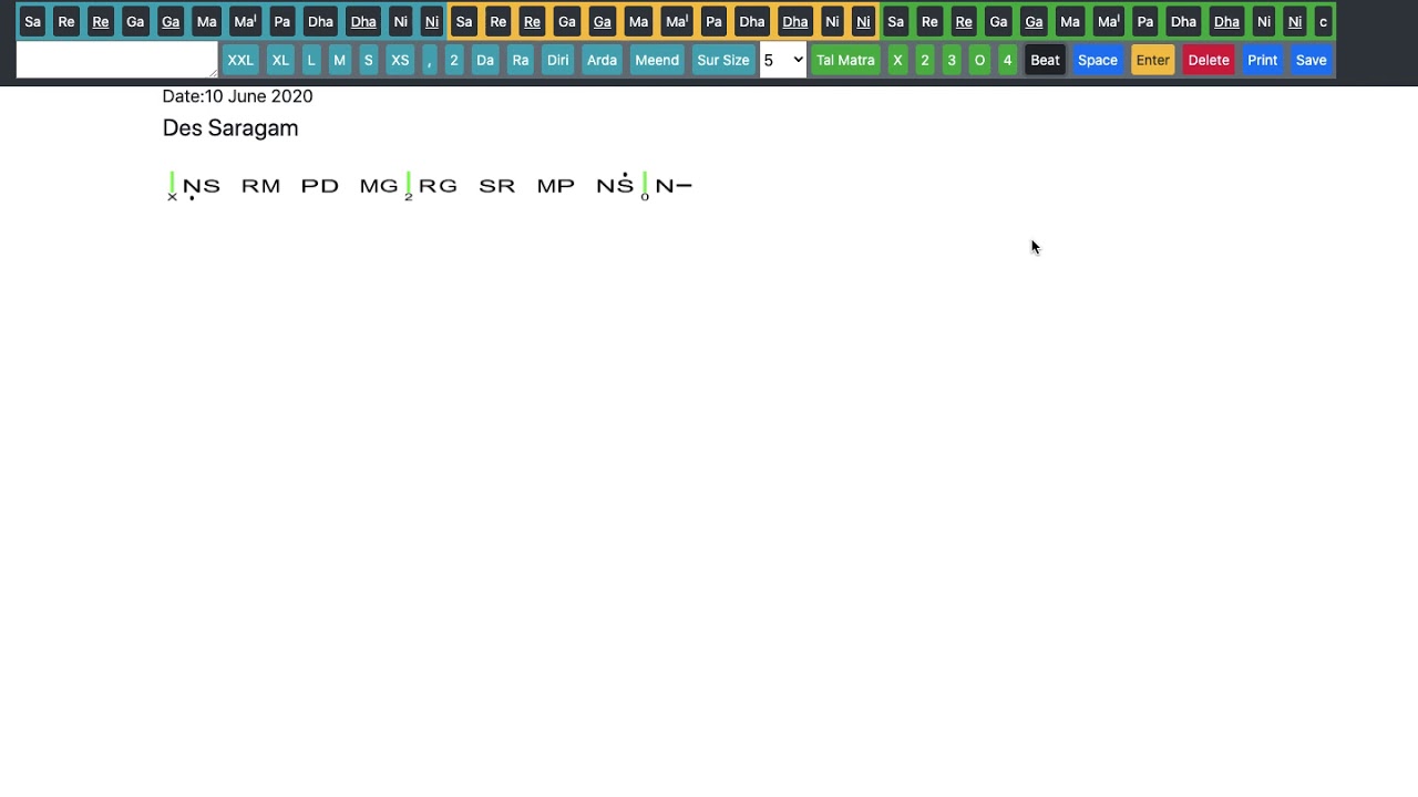 Compose Music In Indian Notation