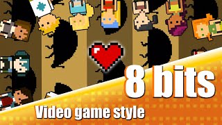 Total Drama: "It's Lovin' Time" World Tour 8-Bit Video Game Style (Multilanguage)