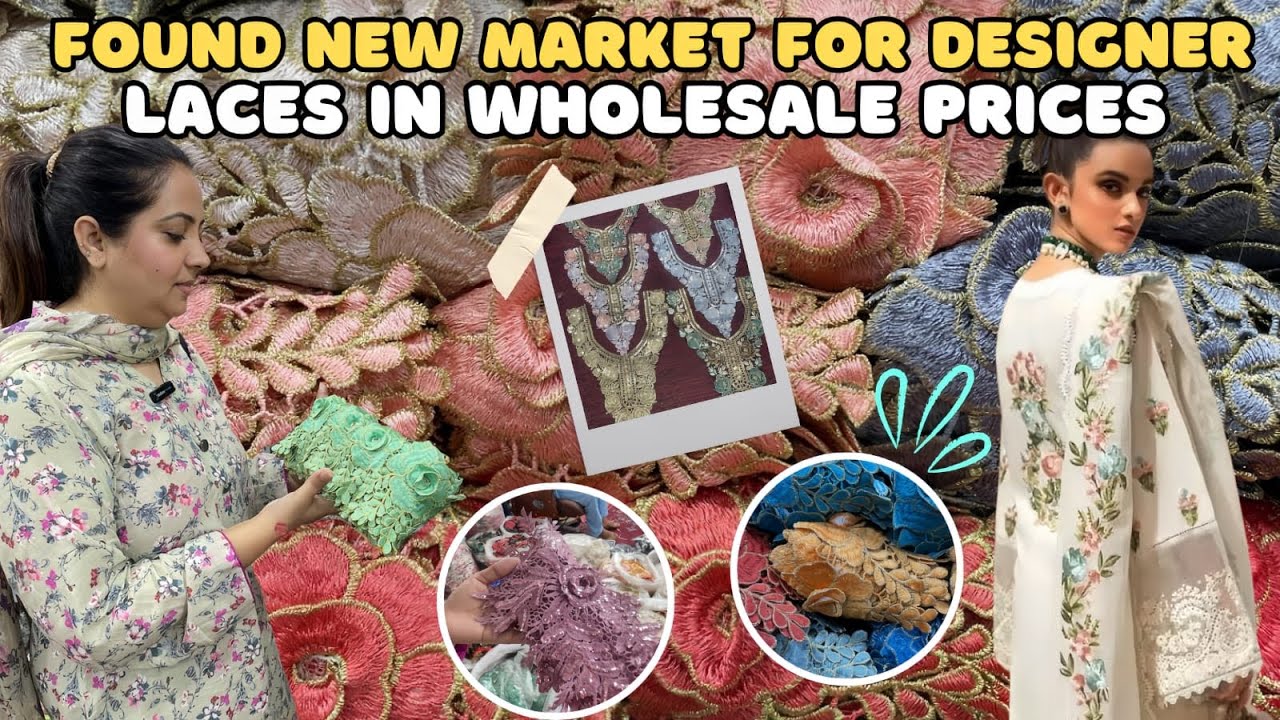 Designer Laces,Necklines and Bunches found at New Local Market | Unbelievable Low Prices 💖
