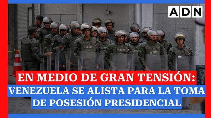 En medio de gran tensión: Venezuela se alista para la toma de posesión presidencial
