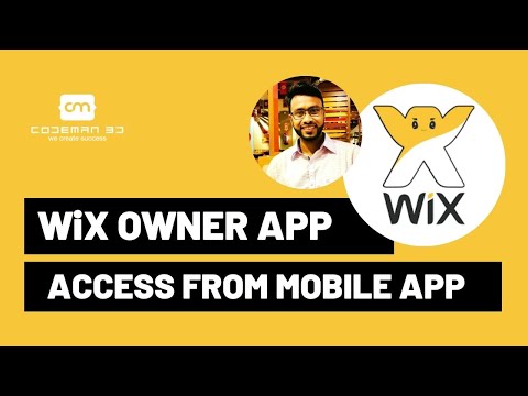 WiX owner app | How to access wix website/store data from mobile app