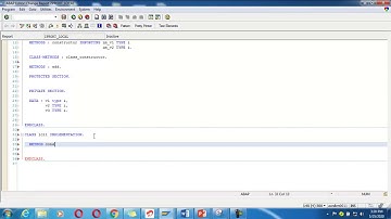 Local | constructor and static constructor | SAP Tech