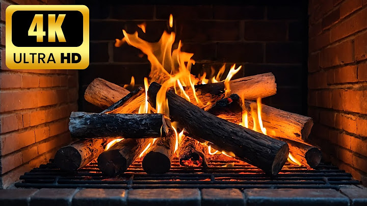 🔥 The Ultimate Burning Fireplace: Christmas Charm with Radiant Logs and Gentle Fire Sounds UHD 4K J3
