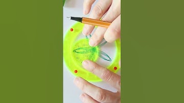 Satisfying and relaxing Spirograph design video #drawing  #spirograph #how #shorts