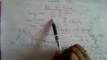 Lecture 6- Bias and Variance