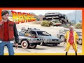 Time Traveling in Every DeLorean from Back To The Future! | GTA V Mod Showcase