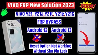 All VIVO Mobile Frp Bypass Android 13 (without pc) 100% Working Latest Trick 2023