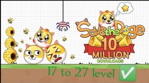 Save the doge 🐶 17 to 27 level ✅#