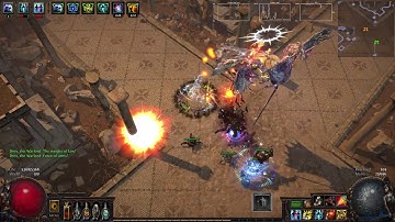 Path of Exile 3.9 - Explosive Arrow Raider - Red tier Drox fight