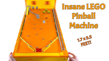 Working Life Size LEGO Pinball Machine