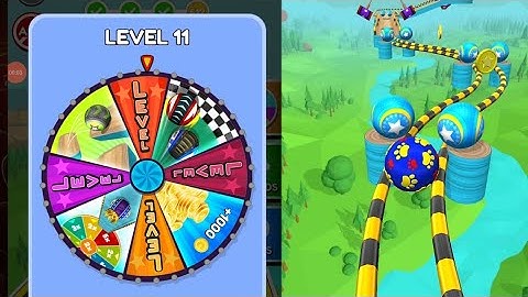 Going Balls Spin the Wheel Level 11 ( Android & IOS Gameplays )