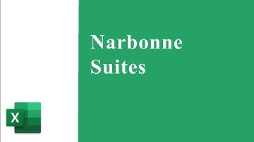 Tutorial on Narbonne Suite on Mac in excel