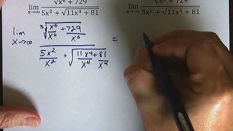 Calculus: Finding Limit of a Rational Function as x Approaches Infinity and Negative Infinity