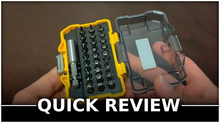 DEWALT Security Bit Set Quick Review