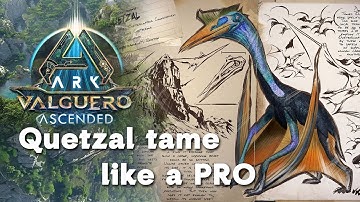 ARK  Survival Ascended - Quetzal Taming like a PRO #arksurvivalascended #valguero