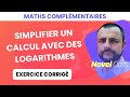 Simplifier un calcul avec des ln  maths complmentaires terminale  exercice corrig