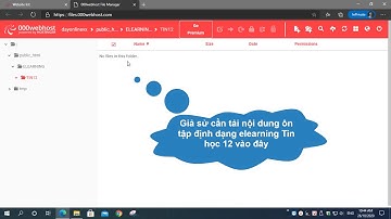 [ELEARNING] Đăng ký host và tải bài giảng elearning lên mạng, sử dụng dịch vụ 000webhost