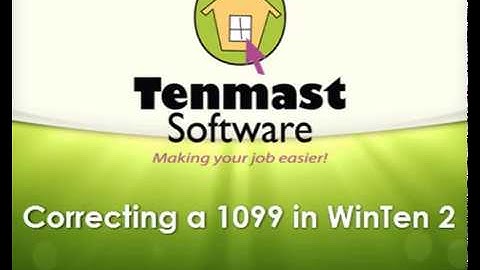 How to Correct a 1099