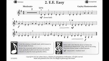 Developing Virtuosity - Violin Book 1: 2. E.E. Easy
